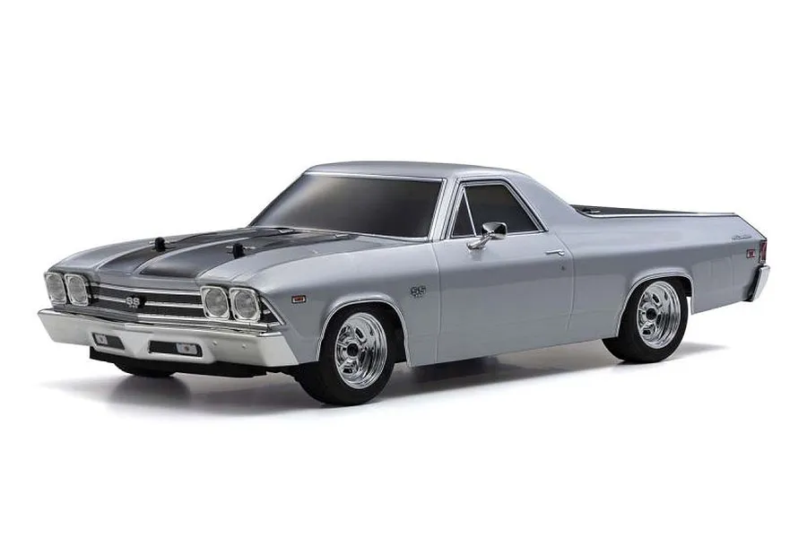 Kyosho Fazer Mk2 1969 Chevrolet El Camino SS 396 RC Car Electric 4WD 1/10 Scale RTR - Cortez Silver image 68868