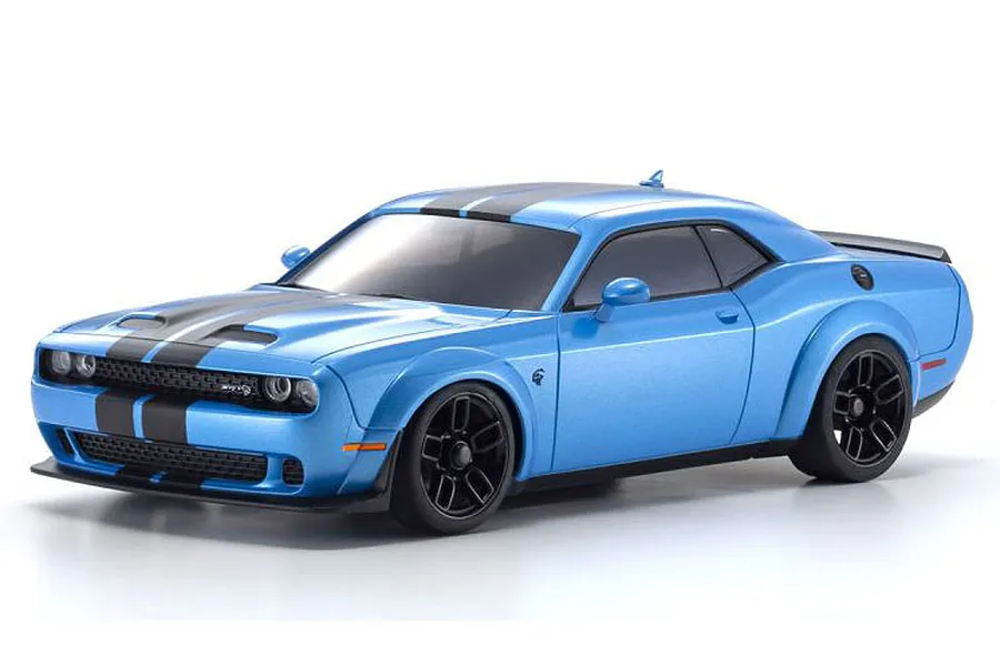 Kyosho Mini-Z Dodge Challenger SRT Hellcat Redeye RC Drift Car Electric AWD RTR - Blue image 68897