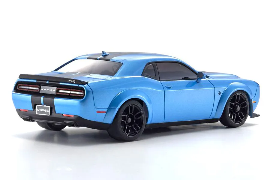 Kyosho Mini-Z Dodge Challenger SRT Hellcat Redeye RC Drift Car Electric AWD RTR - Blue image 68898