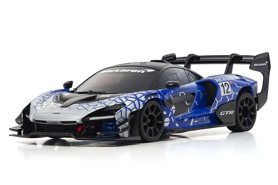 Kyosho Mini-Z McLaren Senna GTR RC Car Electric RWD RTR - 60th Anniversary Blue image 68978