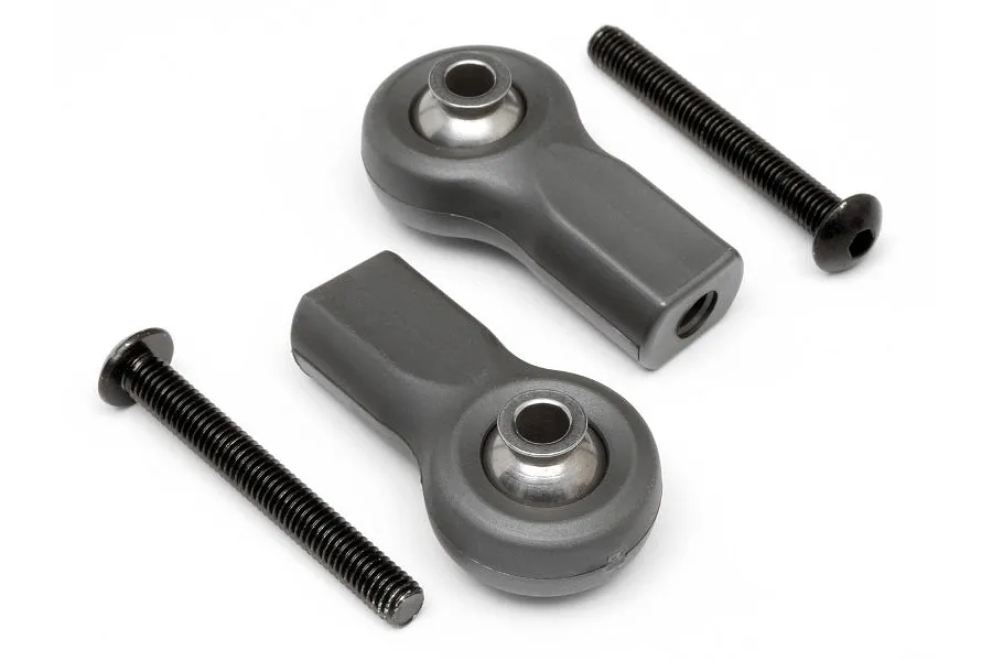 HPI Baja 5B/5SC/5T Rear Upper Ball Ends &amp;amp; Balls 2Pcs /w Screws image 6899