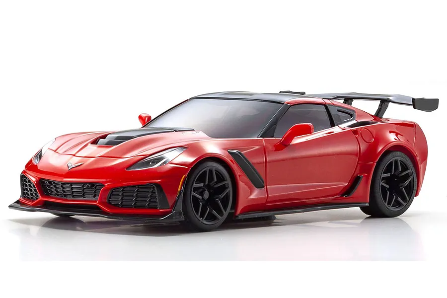 Kyosho Mini-Z Chevrolet Corvette ZR1 RC Car Electric RWD RTR with LEDs - Torch Red image 68983