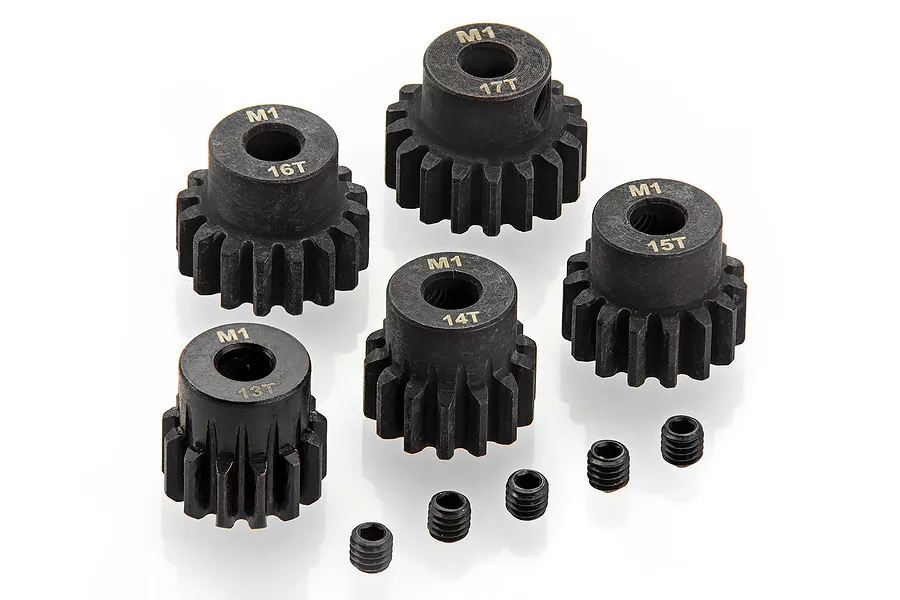 Surpass Steel 13T, 14T, 15T, 16T, 17T 1Mod Pinion Gear Set 5Pcs image 69006
