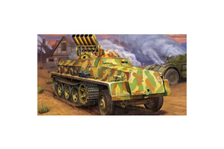 Bronco Models 1/35 15cm Panzerwerfer 42 (Zehnling) AUF SWS Scale Plastic Model Kit image 69018