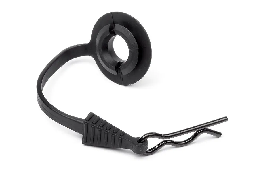 HPI 1.8mm Black Body Pins w/ Rubber Body Washer 12Pcs image 6903