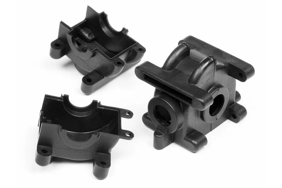 HPI E10 Front &amp;amp; Rear Differential Case Set image 6913