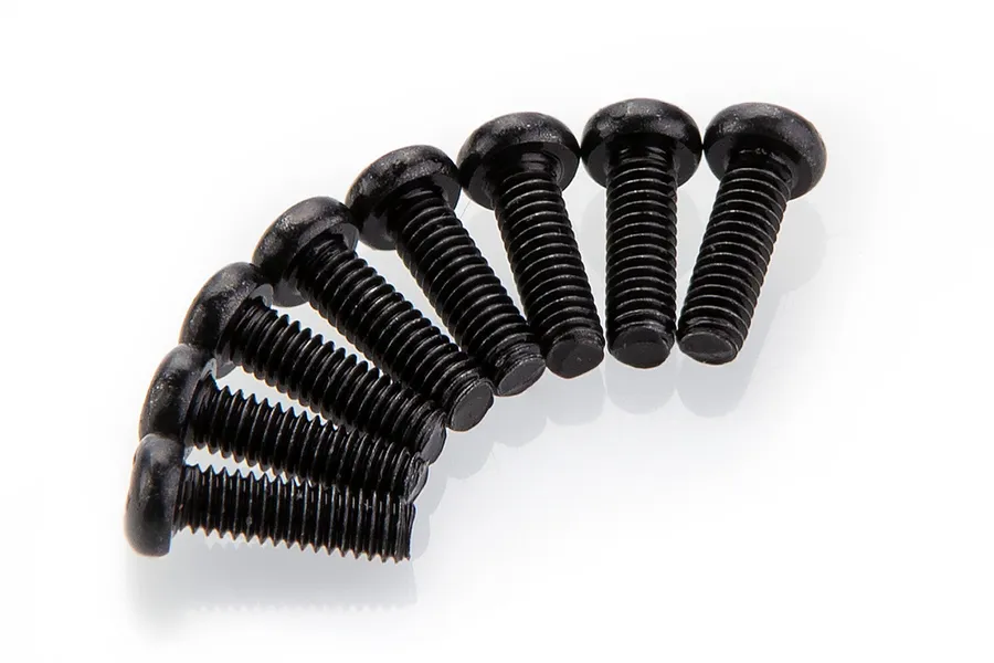 HSP 2.5x8mm Fine Thread Button Head Screws 8Pcs image 69168