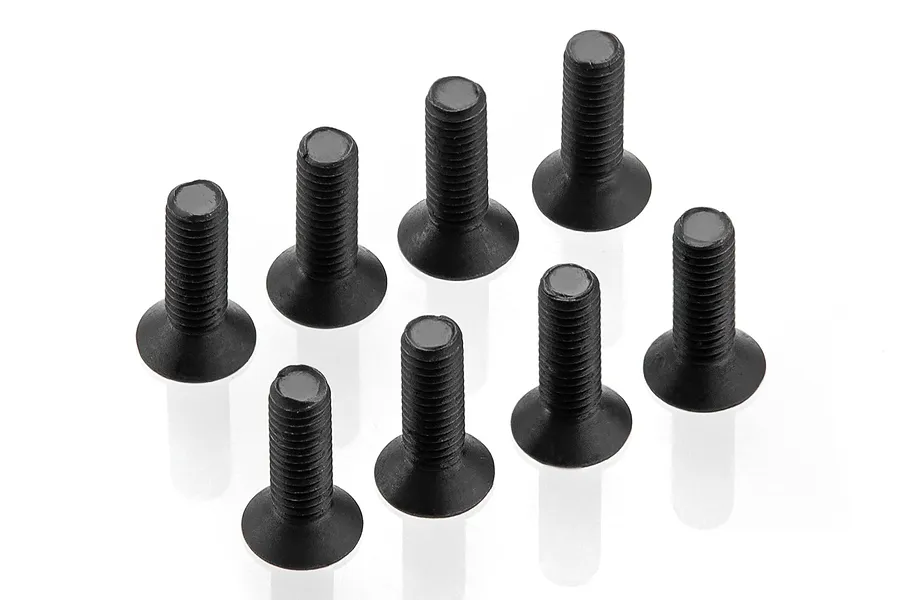 HSP 2x10mm Fine Thread Countersunk Head Screws 8Pcs image 69174