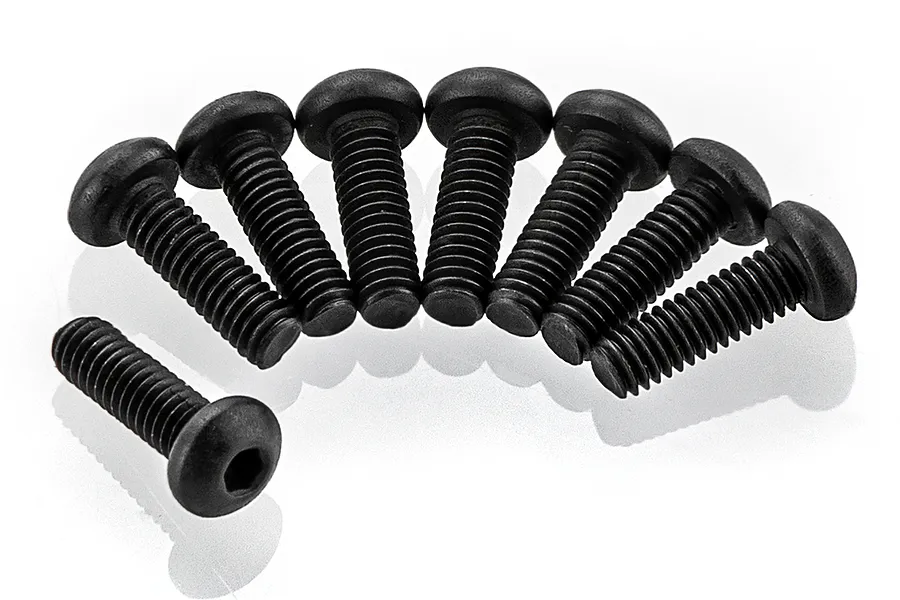 RGT 1.5x8mm Fine Thread Button Head Screws 8Pcs image 69188