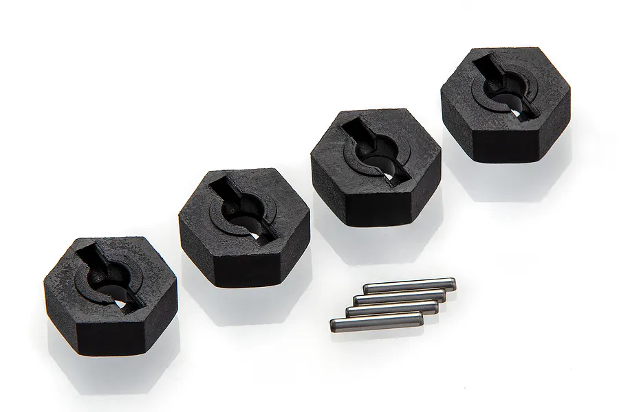 HSP 12mm Wheel Hexes w/ Pins image 69200