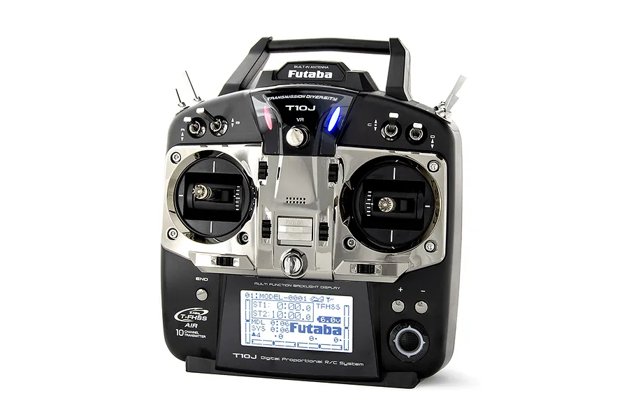 Futaba 10J 2.4Ghz 10ch Radio w/ R3008SB Receiver - Mode 2 image 69242