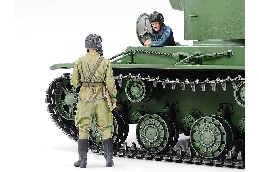 Tamiya 1/35 Russian KV-2 Tank Scaled Plastic Model Kit image 69291