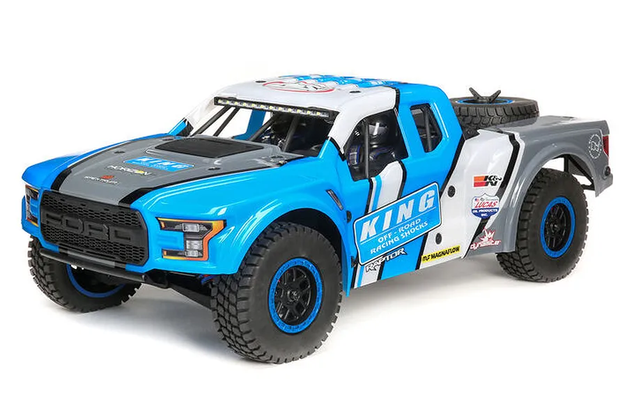 Losi Baja Rey Ford Raptor RC Short Course Truck Electric Brushless 4WD 1/10 Scale RTR - King Shocks Edition image 69325