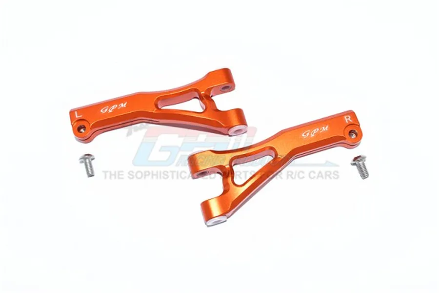 GPM Orange Aluminium Front Upper Suspension Arms 2Pcs image 69420