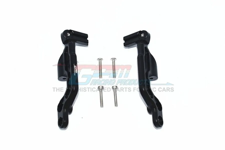 GPM Black Aluminium Rear Body Post Fixed Mounts 2Pcs w/ Hardware image 69431