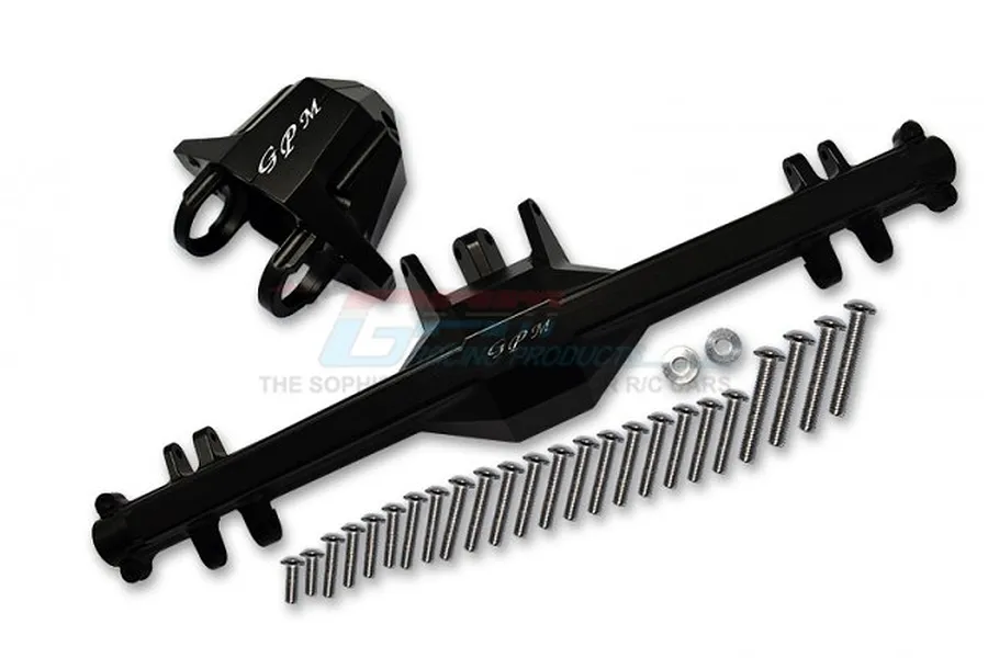 GPM Black Aluminium Rear Differential/Axle Housing w/ Carrier for Traxxas UDR image 69451