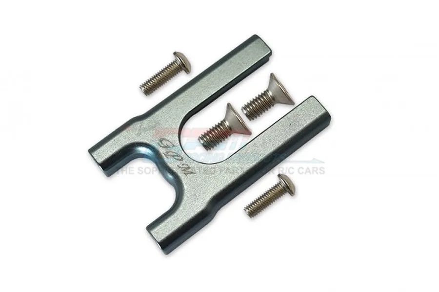 GPM Grey Silver Aluminium Centre Differential Mount w/ Hardware image 69453