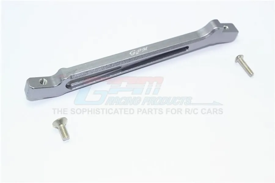 GPM Grey Silver Aluminium ARRMA Kraton &amp;amp; Outcast Centre Front Chassis Brace image 69467