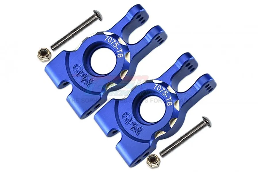 GPM Blue Aluminium Rear Hubs 2Pcs image 69534