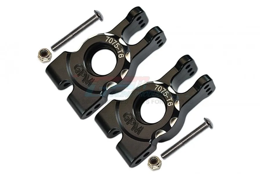 GPM Black Aluminium Rear Hubs 2Pcs image 69535