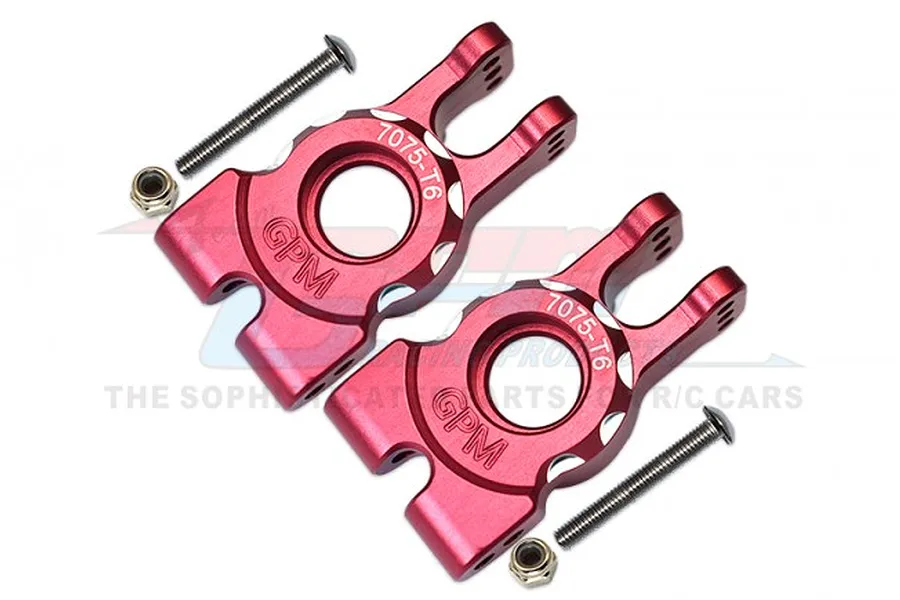 GPM Red Aluminium Rear Hubs 2Pcs image 69537