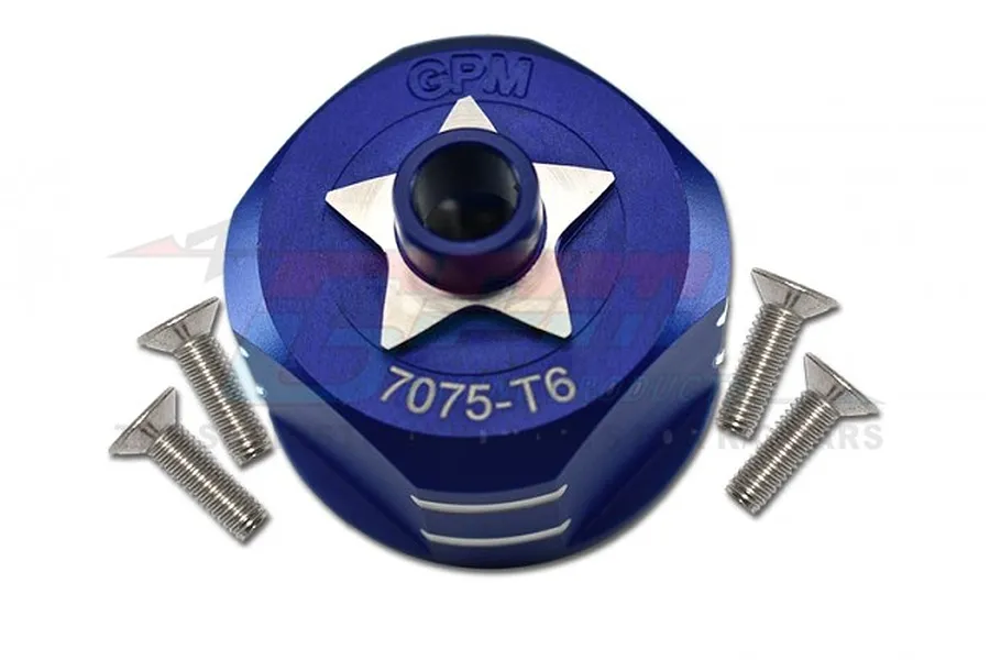 GPM Blue Aluminium Front/Rear Differential Case image 69555