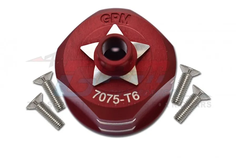 GPM Red Aluminium Front/Rear Differential Case image 69558