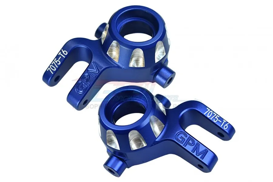 GPM Blue Aluminium Steering Hubs 2Pcs image 69563