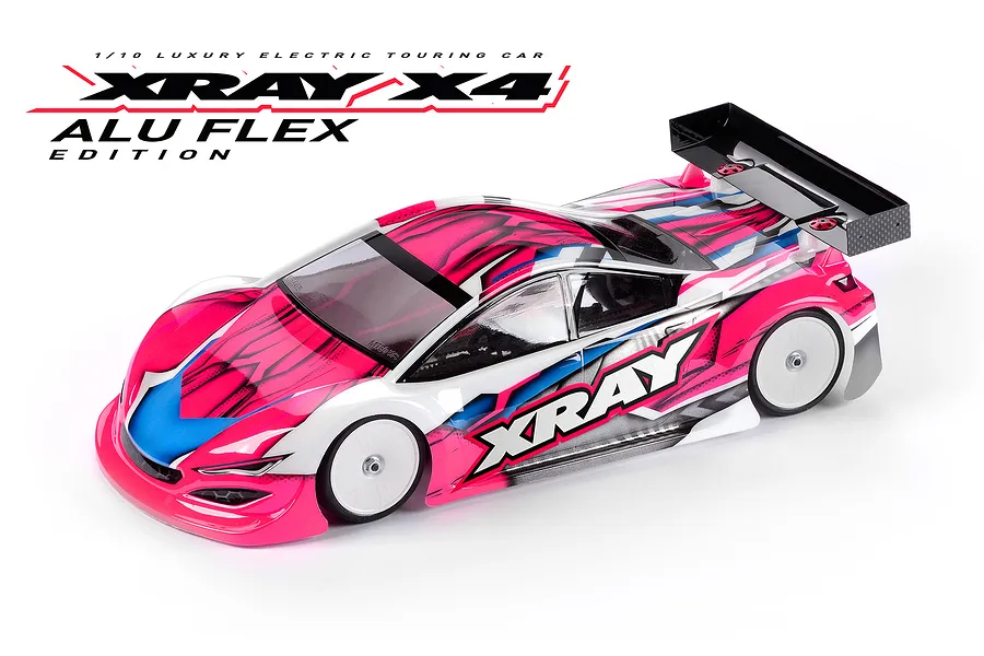 XRAY X4 Aluminium &amp;quot;Flex&amp;quot; RC Touring Car Electric 4WD 1/10 Scale Kit image 69617