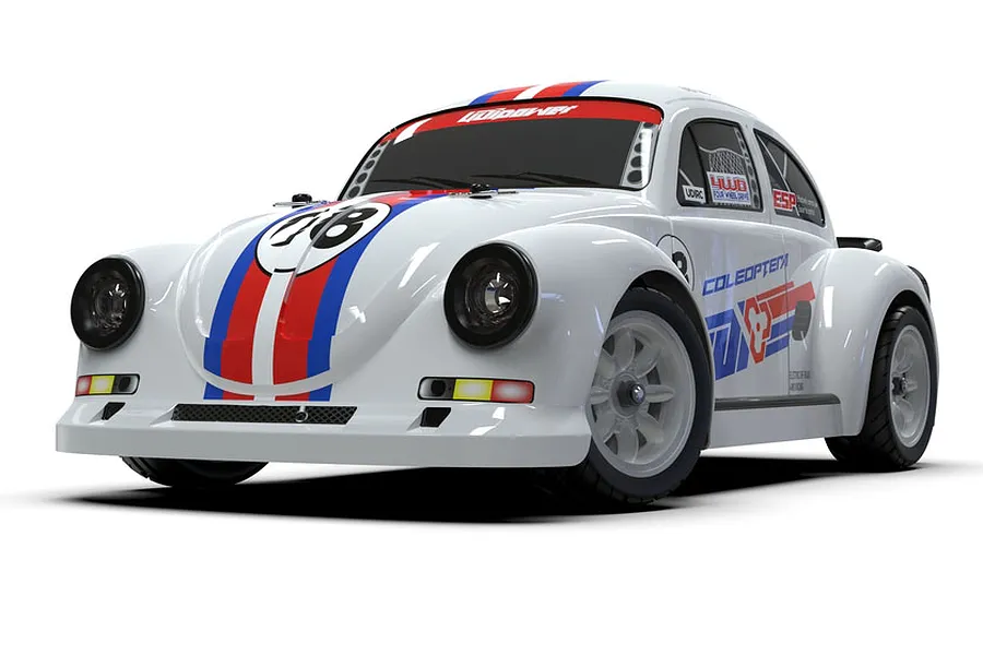 UDI Coleoptera RC Drift Car Electric Brushless 4WD 1/16 Scale RTR - White image 69690