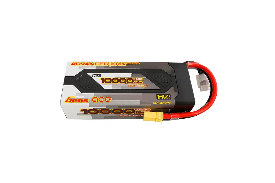 Gens Ace Advanced 10000mAh 15.2V 100C 4S2P Hard Case LiPo Battery image 69715