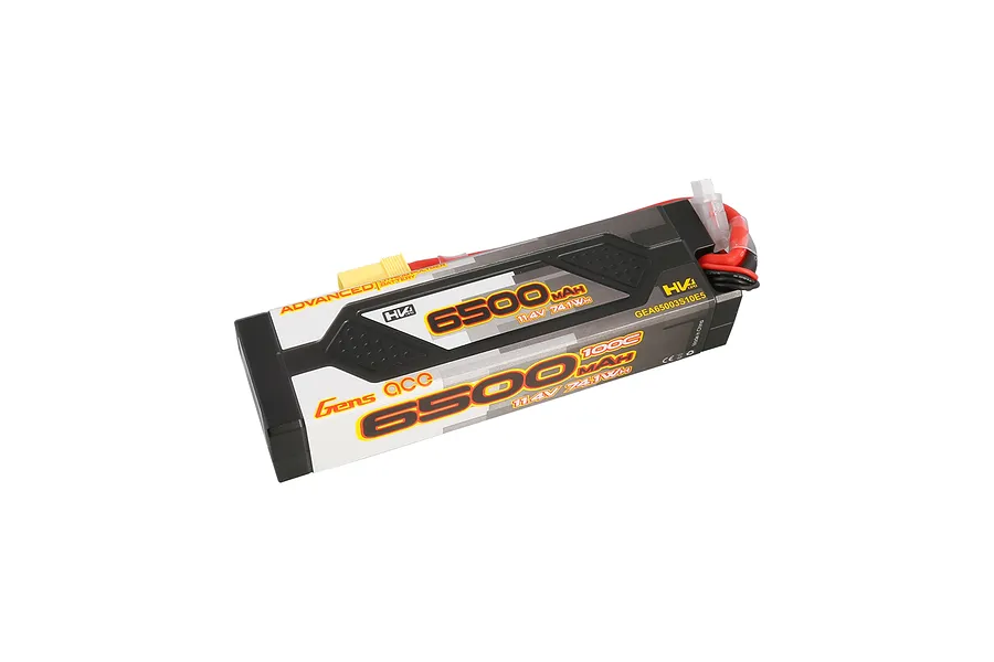 Gens Ace Advanced 10000mAh 15.2V 100C 4S2P Hard Case LiPo Battery image 69720