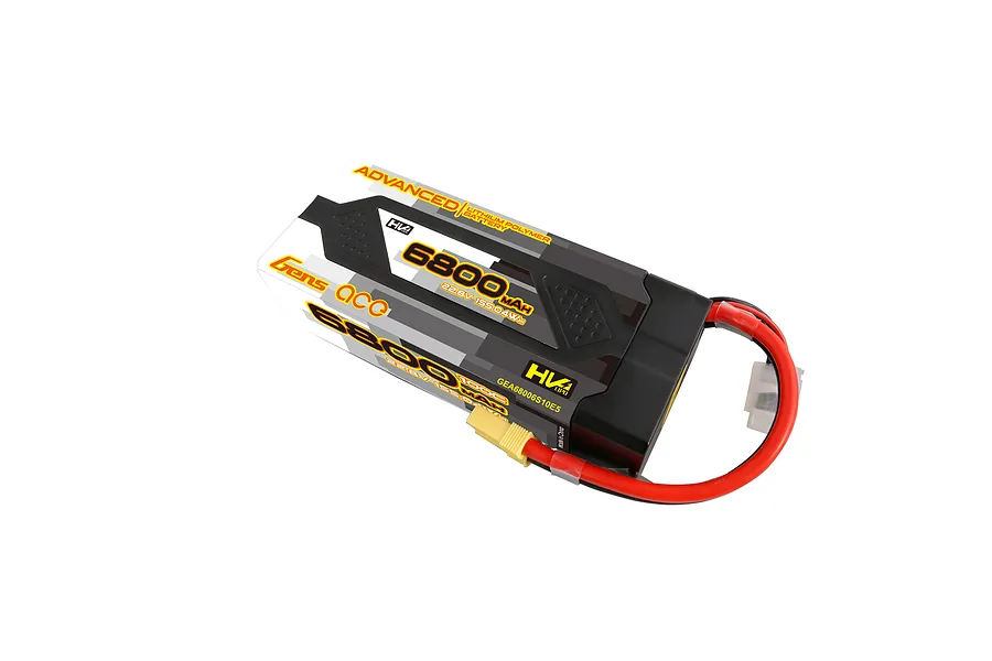 Gens Ace Advanced 6800mAh 22.8V 100C 6S1P Hard Case LiPo Battery w/ EC5 Connector image 69727