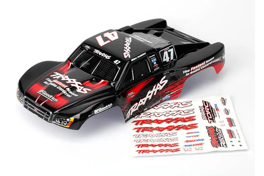 Traxxas 1/16 Slash Mike Jenkins #47 Painted Body Shell w/ Decal Sheet image 69779