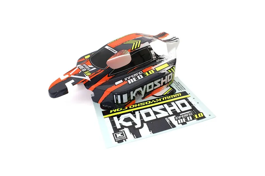 Kyosho 1/8 Inferno Neo 3.0 Buggy Body Shell - Orange image 69845