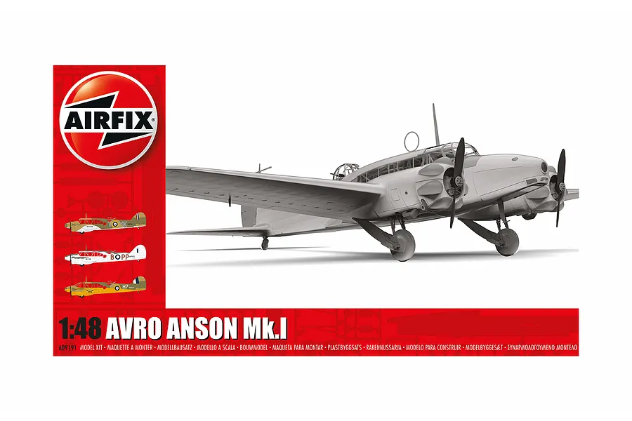 Airfix 1/48 Avro Anson Mk.I Scaled Plastic Model Kit image 69869