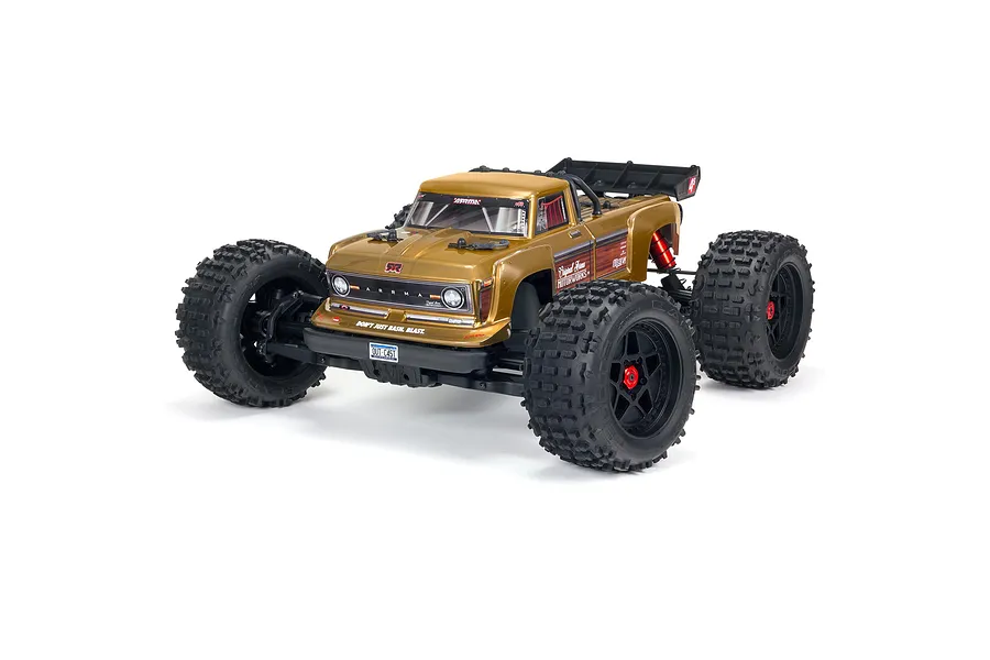 ARRMA Outcast BLX 4S RC Stunt Truck Electric Brushless 4WD 1/10 Scale RTR - Bronze image 69952