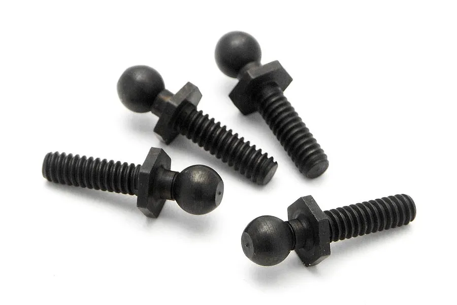 HPI Sprint 2 4.3x10 (4-40 Thread) Ball Studs 4Pcs image 6997