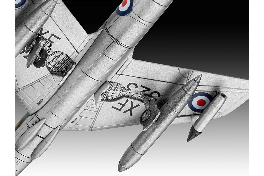 Revell 1/144 Hawker Hunter FGA.9 Jet Scaled Plastic Model Kit image 70044