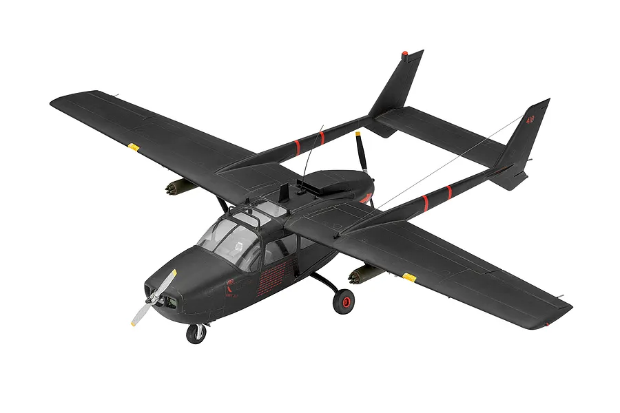 Revell 1/48 USAF Cessna O-2A Skymaster Support Aircraft Scaled Plastic Model Kit image 70051