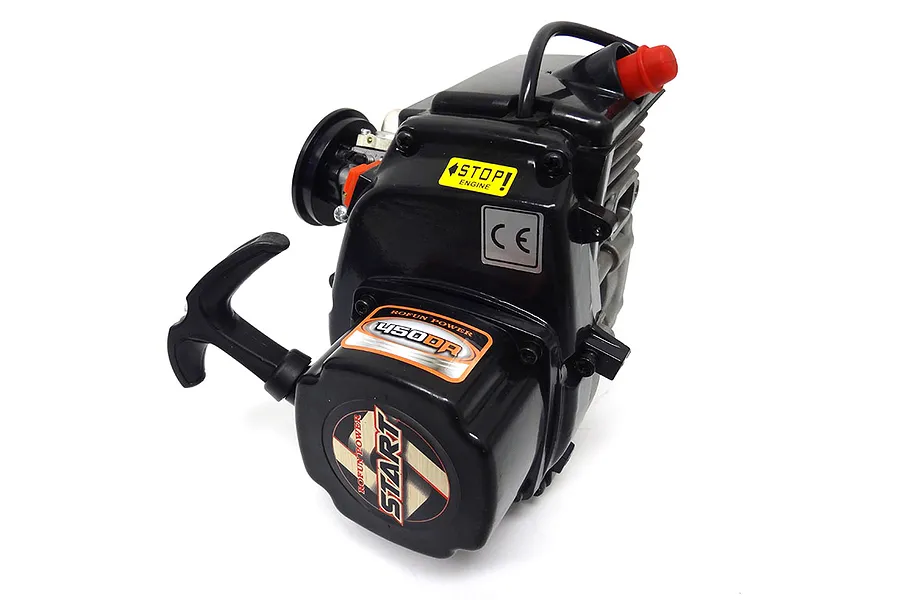 Rovan 5IVE-T 45cc 4 Bolt 2 Stroke Engine w/ Walbro 1191 Carb &amp;amp; NGK Spark Plug Dual Ring image 70072