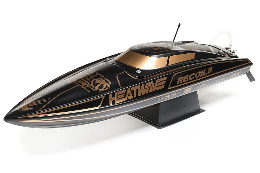 Pro Boat Recoil 2 Heatwave 26&amp;quot; Deep-V Brushless Electric RTR RC Speed Boat - Black image 70096