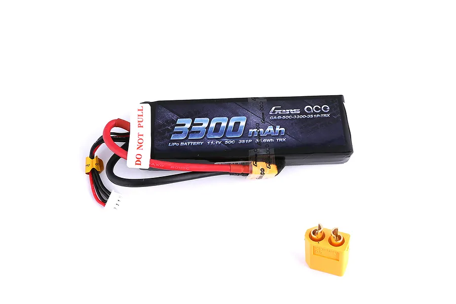 Gens Ace 11.1V 3300mAh 50C Soft Case LiPo Battery Pack w/ XT60 Plug image 70123