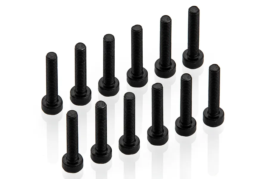 HSP 2.5x15mm Fine Thread Cap Head Screws 12Pcs image 70173