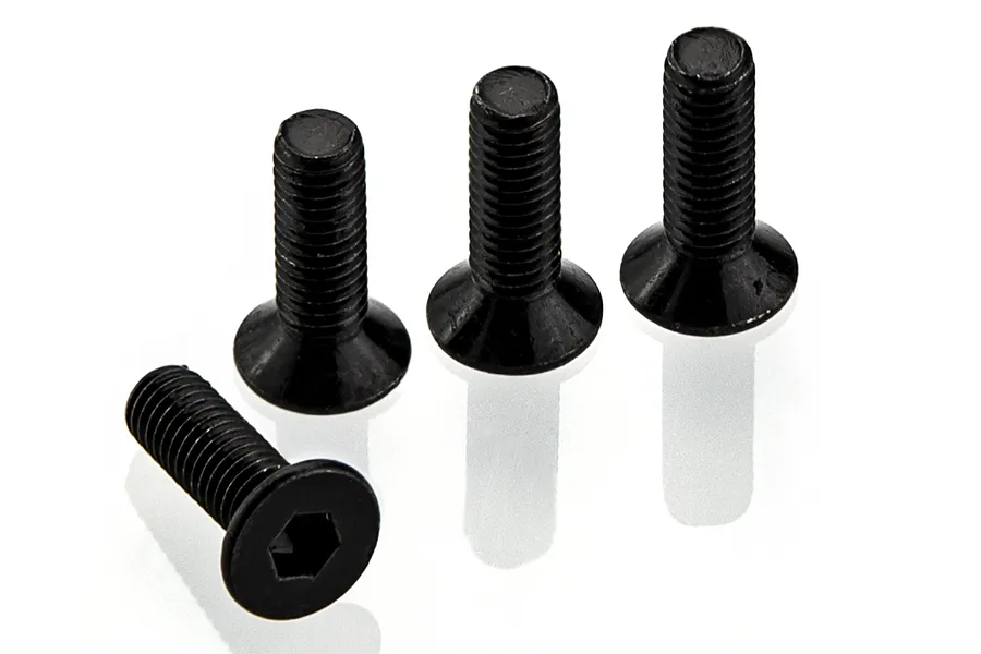 HSP 2.5x10mm Fine Thread Countersunk Head Screws 4Pcs image 70183