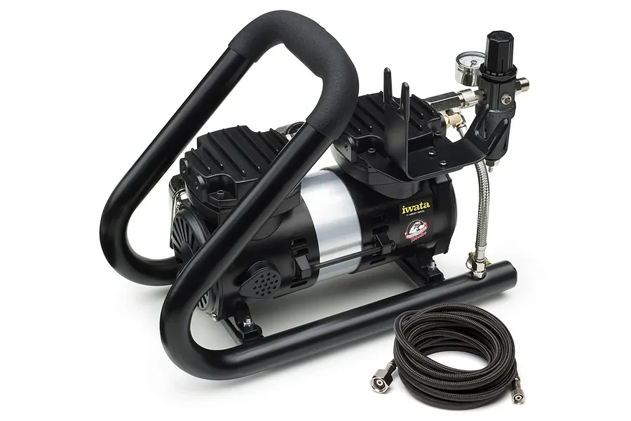 Iwata Handle Tank Airbrush Compressor image 70210