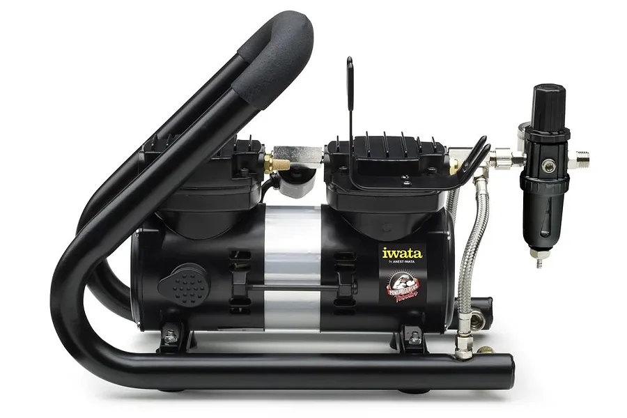Iwata Handle Tank Airbrush Compressor image 70211