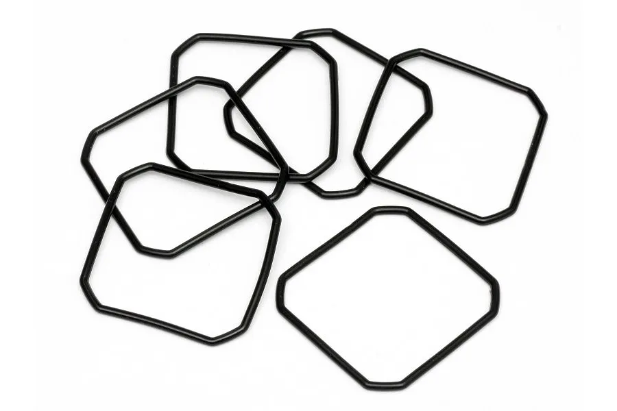 HPI Baja 5B/5SC/5T Baja Differential Case Silicone Seals 6Pcs image 7028