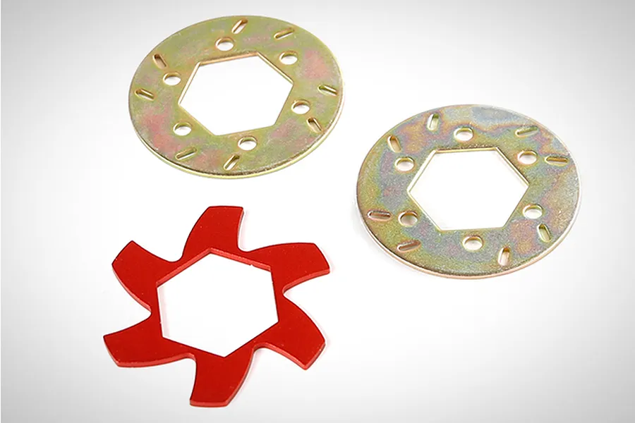 Rovan Brake Discs w/ Red Aluminium Brake Disc Fin image 70336