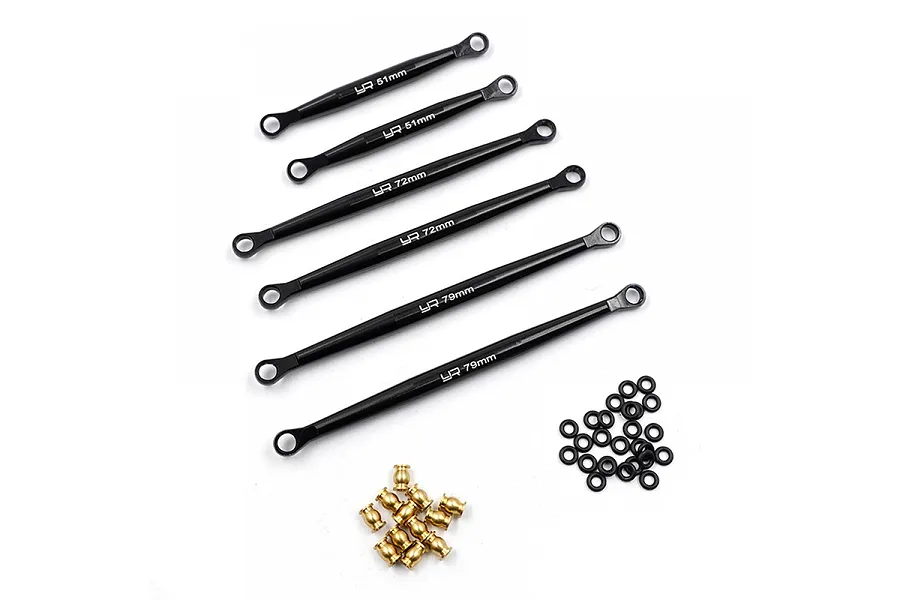 Yeah Racing Axial SCX24 Jeep JT Gladiator Aluminium Link Set image 70355